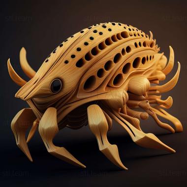 3D модель Scaphoideus albovittatus (STL)